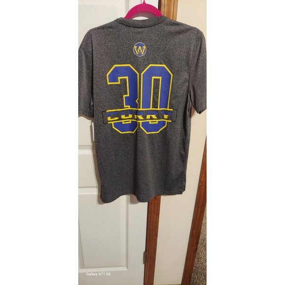 Stephen Curry Shirt Jersey Men’s Small Golden State Warriors NBA Tee #30 Grey - Picture 7 of 12